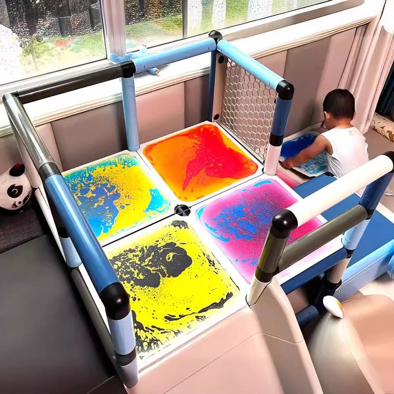 40Cm Hengfu New Product Marine Biological Liquid Floor Tile Climbing Rack Suitable For Children Jigsaw Puzzle Floor Sensory Pad - Image 2